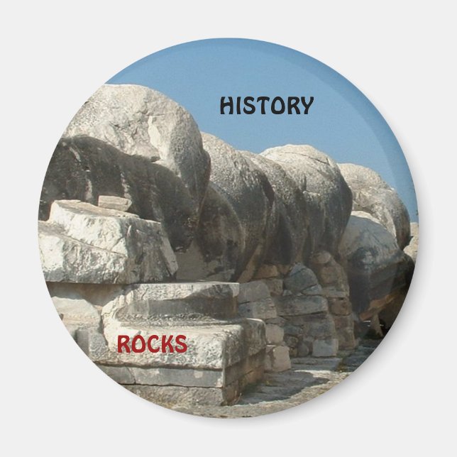 History rocks magnet (Front)