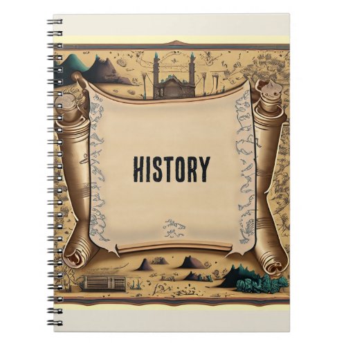 History School Subject Notebook