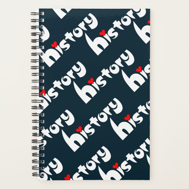 History Small Heart Planner (Front)