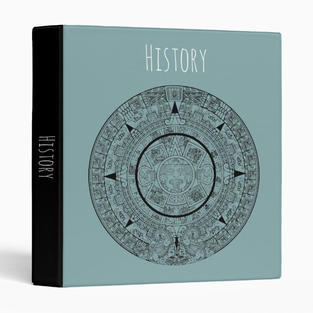 History student 3 Ring Binder (Front/Spine)