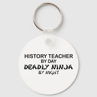 History Teacher Deadly Ninja Keychain