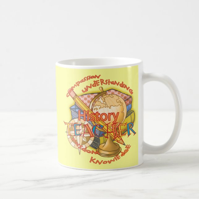 History Teacher Motto Coffee Mug (Right)