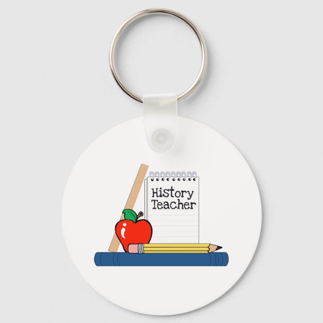 History Teacher (Notebook) Keychain (Front)