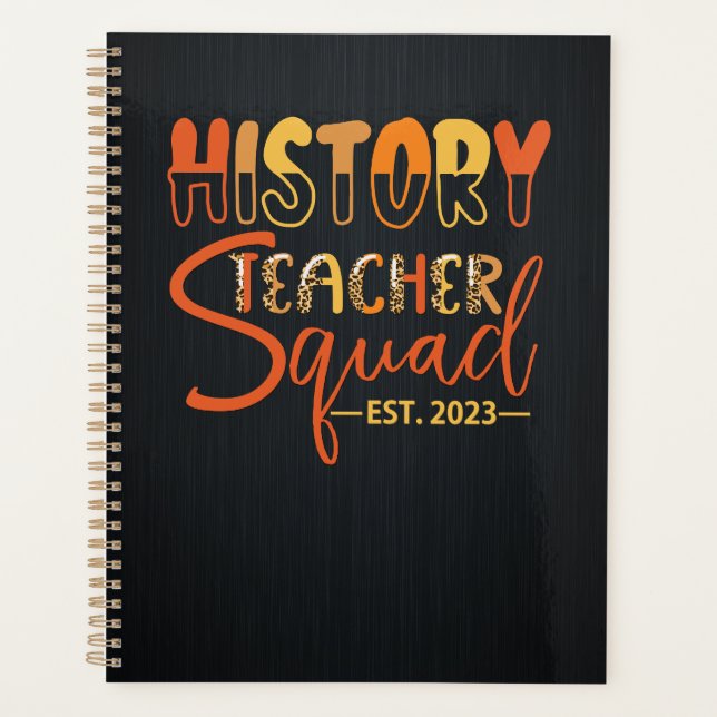 History Teacher Squad 2023 Planner (Front)
