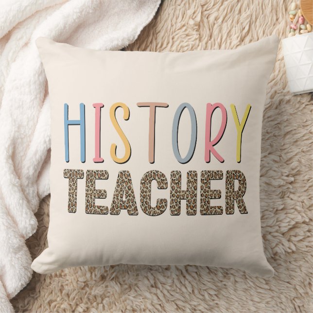 History Teacher  Throw Pillow (Blanket)