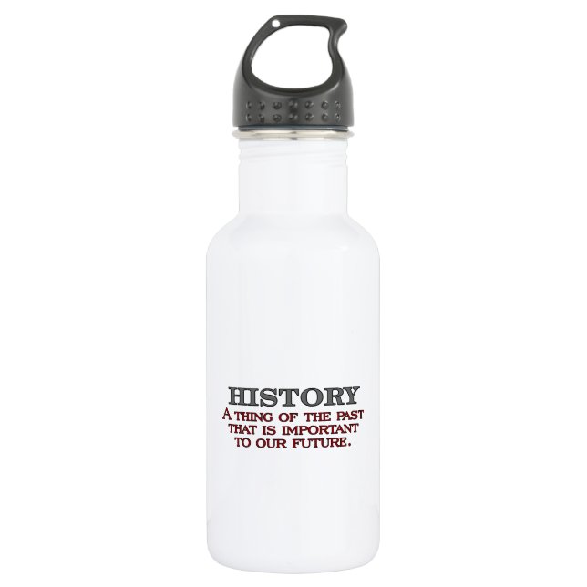 History Water Bottle (Front)