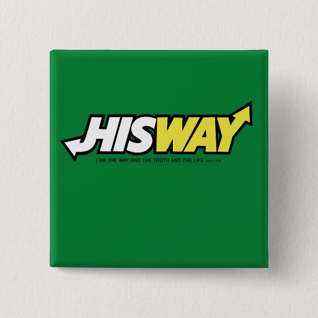 HISWAY Logo Pinback Button (Front)