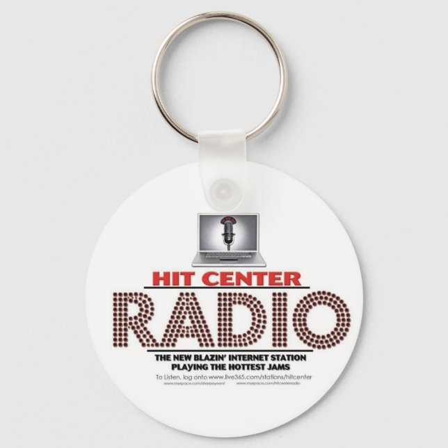 Hit Center Radio Key Chain (Front)