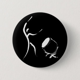 Hit It (Taiko Button) Pinback Button