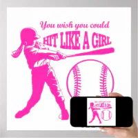 Girls Sports Wall Art, Volleyball Girls Wall Art, Softball Girls Art, Tween  Girl Wall Art, Teen Girl Gift Idea, Set of 4 Prints 