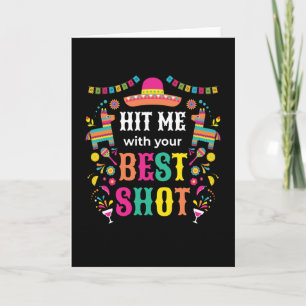 Hit Me Pinata Birthday Card