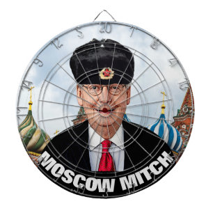 Hit Moscow Mitch McConnell in the Kisser Dart Board