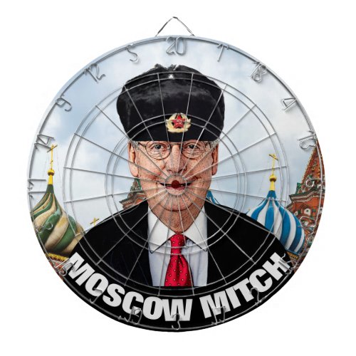 Hit Moscow Mitch McConnell in the Kisser Dart Board