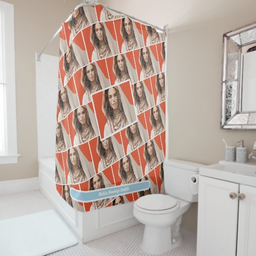 Hit My Pic Photo Custom Personalize Shower Curtain