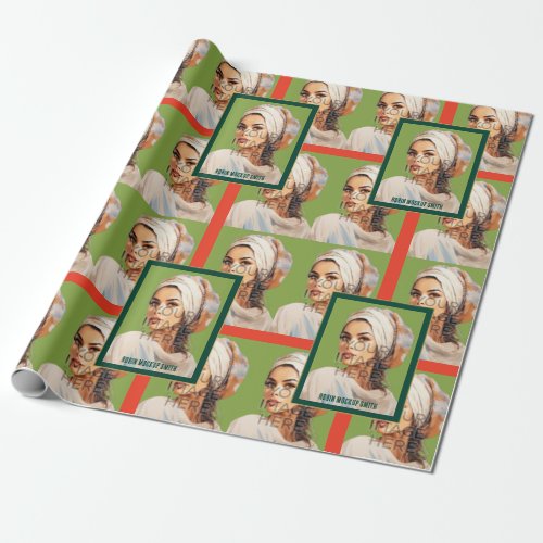Hit My Pic Photo Personalize Custom Wrapping Paper