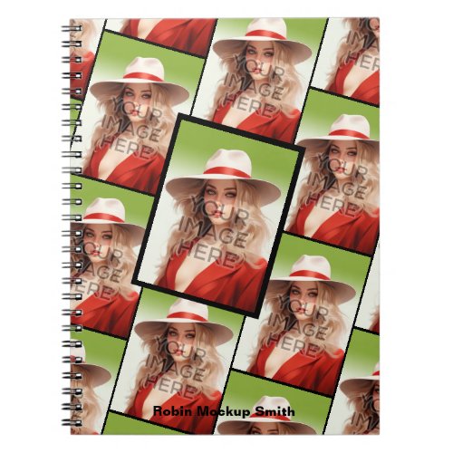 Hit My Pics Personalized Custom Spiral Notebook