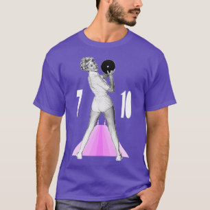 Hit That 710 Split Retro Bowling Humor T-Shirt