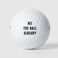  Personalized Golf Balls, Funny Text Golf Ball, Gag