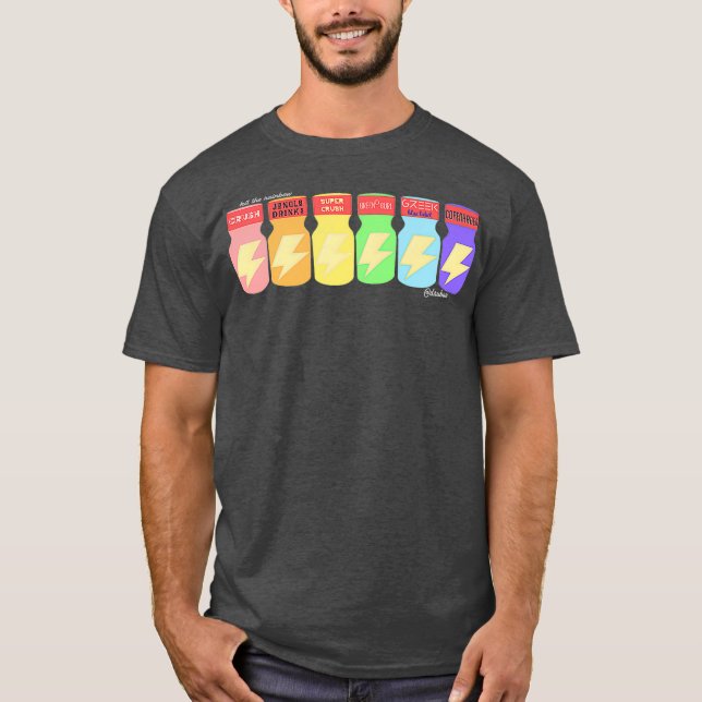 Hit the Rainbow Poppers Modern T-Shirt (Front)