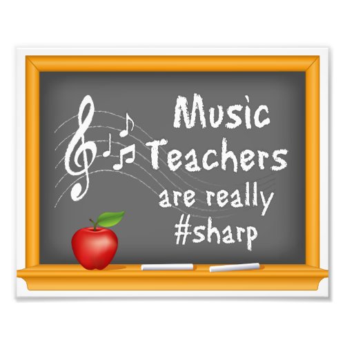 Hit the right Note with Music Teachers  Photo Print