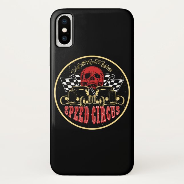 Hit the Road Designs Speed Circus custom design. Case-Mate iPhone Case (Back)