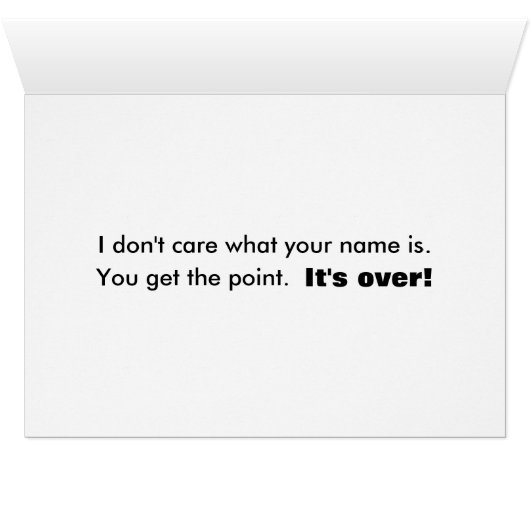 Hit The Road, Jack-2 Card (Inside Horizontal (Bottom))