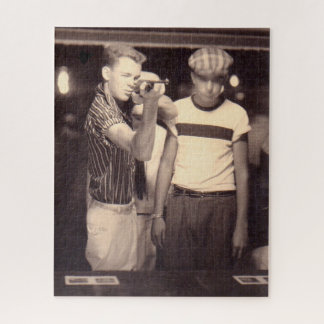 hit the target and win a kewpie doll jigsaw puzzle