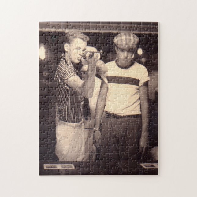 hit the target and win a kewpie doll jigsaw puzzle (Vertical)