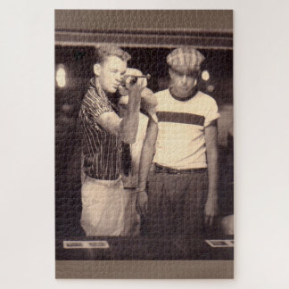 hit the target and win a kewpie doll jigsaw puzzle