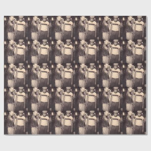 hit the target and win a kewpie doll wrapping paper