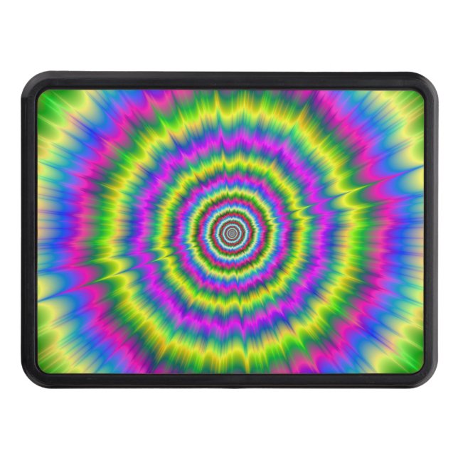 Hitch Cover  Neon Explosion (Front)
