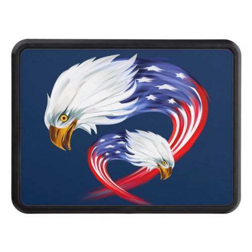 Hitch Cover_Patriotic Eagle Hitch Cover