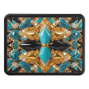 Hitch cover with Bahamas Colors