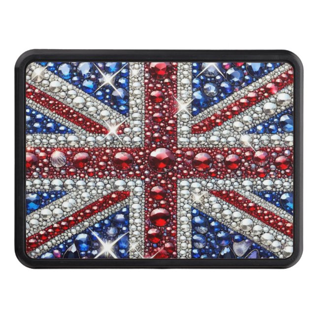 Hitch cover with British Colors (Front)