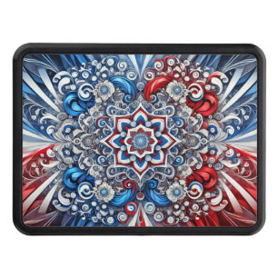 Hitch cover with French Colors