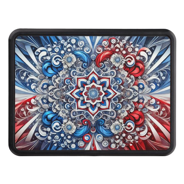 Hitch cover with French Colors (Front)