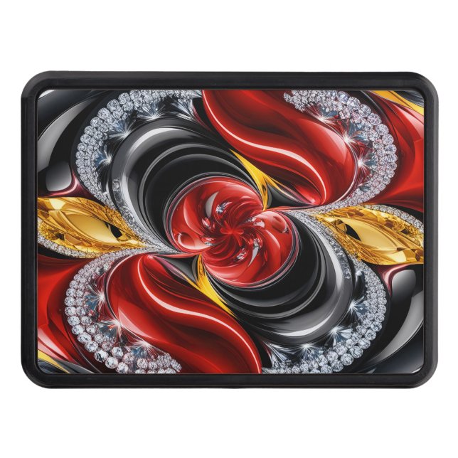 Hitch cover with German Colors (Front)