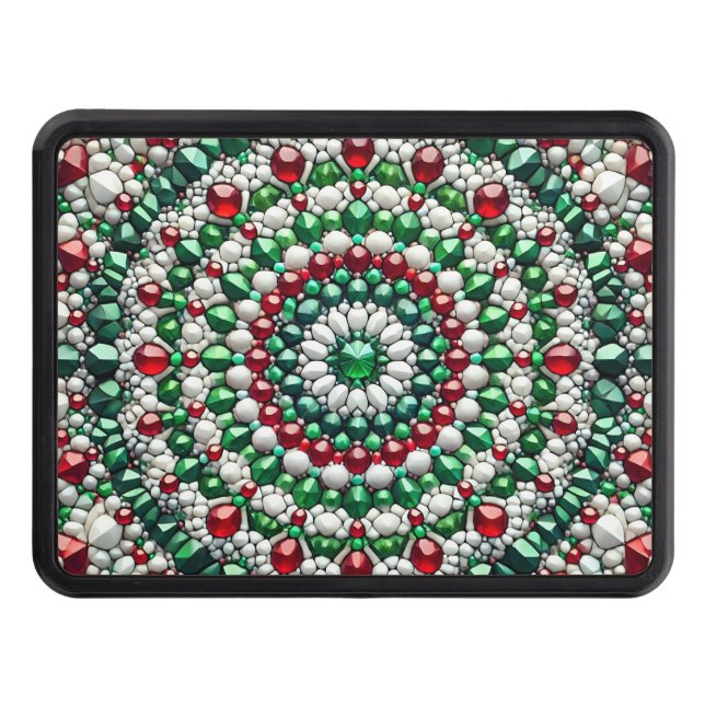 Hitch cover with Italian Colors (Front)