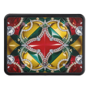 Hitch cover with Los Angeles Colors