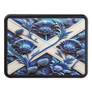 Hitch cover with Scottish Thistles