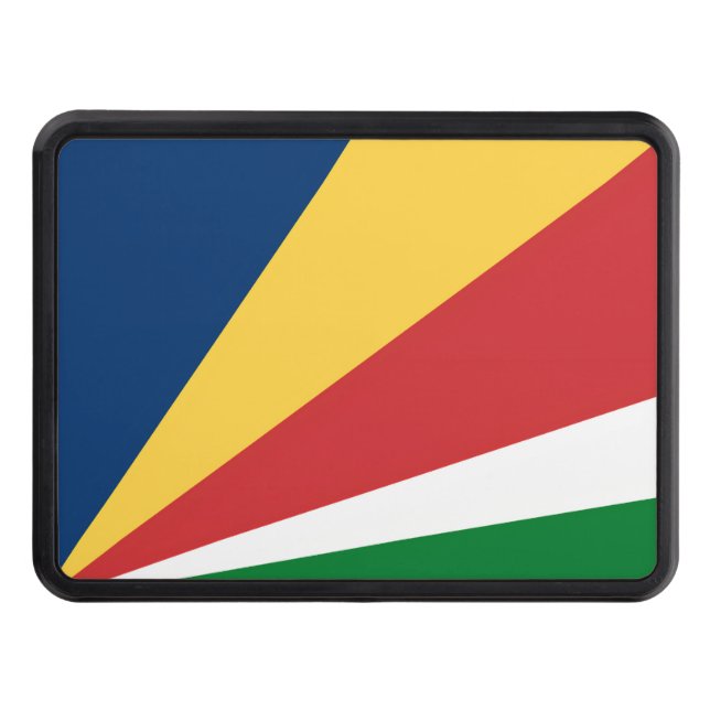 Hitch cover with Seychelles Colors (Front)