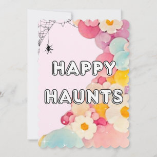 Hitch Hiking Ghosts Birthday Invitation