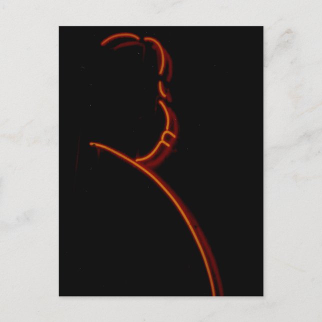 Hitchcock In Neon, Chicago Neon Sign Post Card (Front)