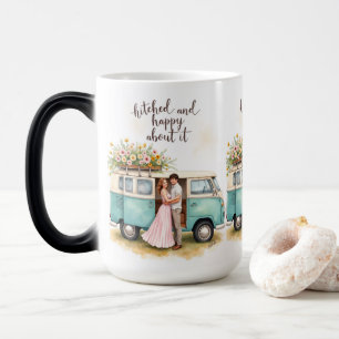  Hitched and Happy Camper Mug