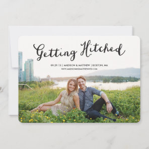 Hitched | Save the Date Photo Card