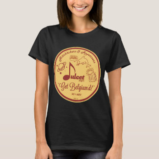 Hitchhikers & Appetizers Dulcet Lager Round Blue T-Shirt