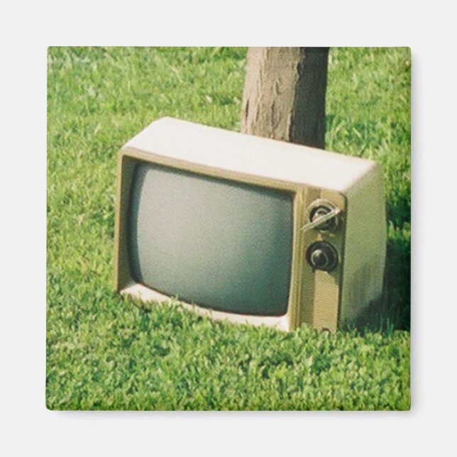 Hitchhiking t.v. magnet (Front)