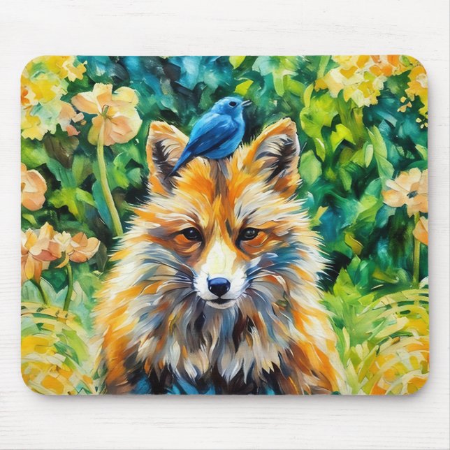 Hitching A Ride Mouse Pad (Front)
