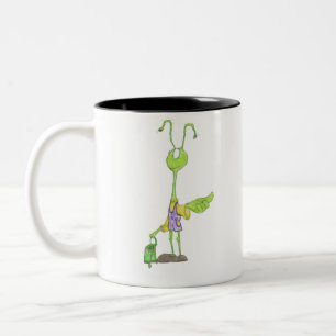 Hitching Grasshopper Two-Tone Coffee Mug