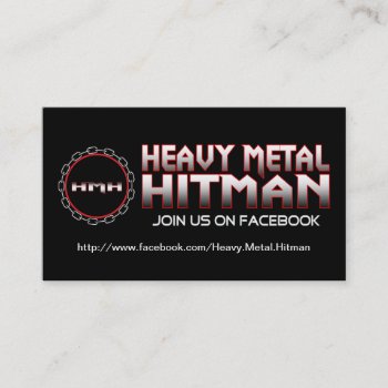 Hitman Business Card by HeavyMetalHitman at Zazzle